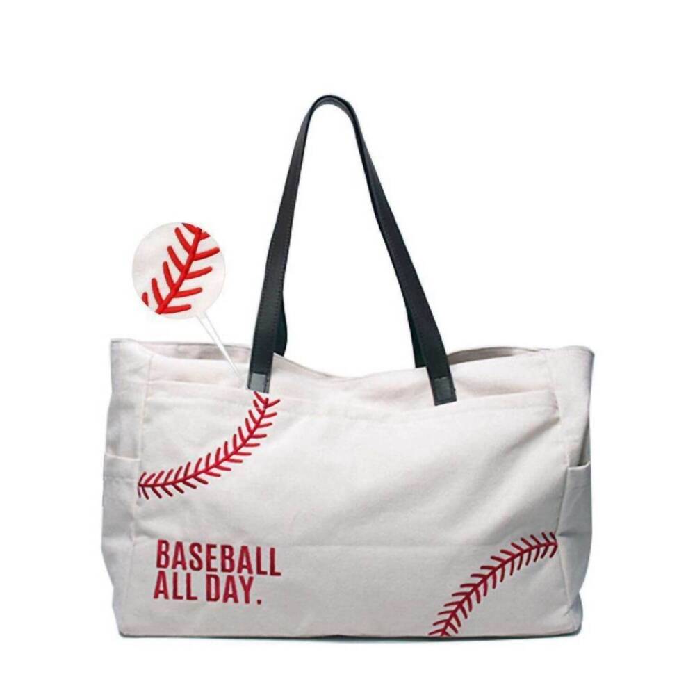 NEW HEARTLAND baseball all day bag in white